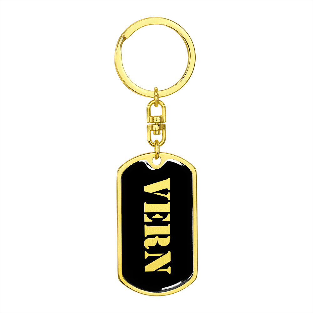 Vern v2 - Luxury Dog Tag Keychain