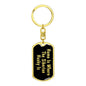 Siberian Husky's Home v2 - Luxury Dog Tag Keychain