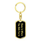 Shih Tzu's Home v2 - Luxury Dog Tag Keychain