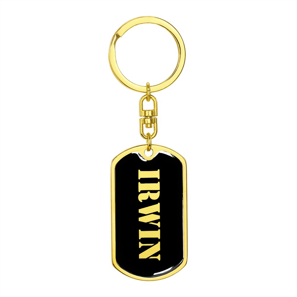 Irwin v2 - Luxury Dog Tag Keychain
