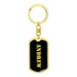 Andrew v3 - Luxury Dog Tag Keychain