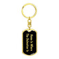 Dalmatian's Home v2 - Luxury Dog Tag Keychain