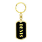 Denis v3 - Luxury Dog Tag Keychain