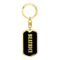 Beatrice v02 - Luxury Dog Tag Keychain