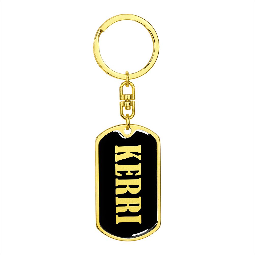 Kerri v02 - Luxury Dog Tag Keychain