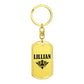 Lillian v01a - Luxury Dog Tag Keychain