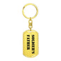 Soldier's Father - Luxury Dog Tag Keychain