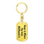 Irish Wolfhound's Home - Luxury Dog Tag Keychain