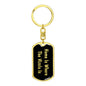 Vizsla's Home v2 - Luxury Dog Tag Keychain