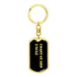 Coast Guard Uncle v2 - Luxury Dog Tag Keychain