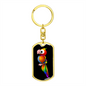 Parrot 01-2 - Luxury Dog Tag Keychain