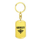 Shirley v01a - Luxury Dog Tag Keychain