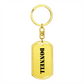 Donnell - Luxury Dog Tag Keychain
