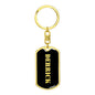Derrick v3 - Luxury Dog Tag Keychain