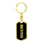 Dennis v3 - Luxury Dog Tag Keychain