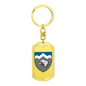 109th Mountain Assault Battalion (Ukraine) - Luxury Dog Tag Keychain
