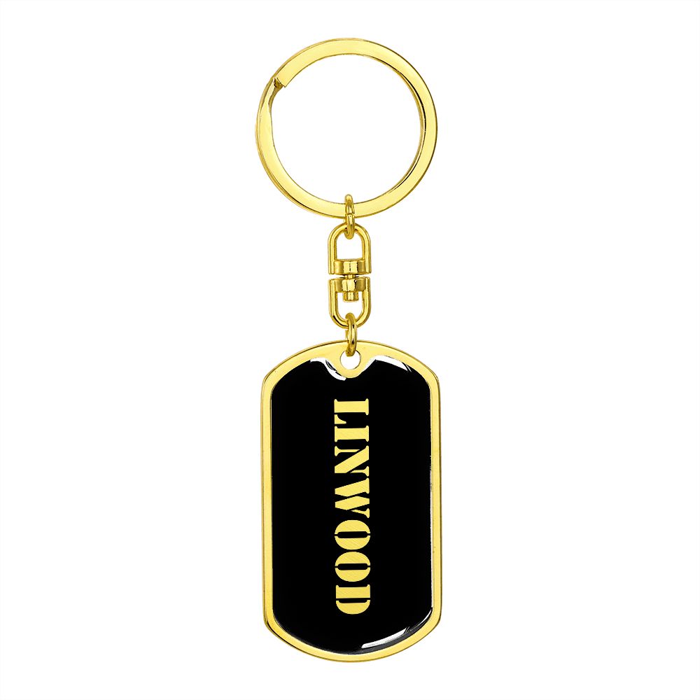 Linwood v2 - Luxury Dog Tag Keychain