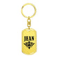 Jean v01a - Luxury Dog Tag Keychain