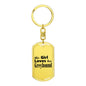 Greyhound - Luxury Dog Tag Keychain