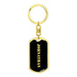 Johnathan v3 - Luxury Dog Tag Keychain