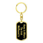 Irish Wolfhound's Home v2 - Luxury Dog Tag Keychain