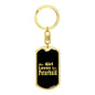 Peterbald v2 - Luxury Dog Tag Keychain