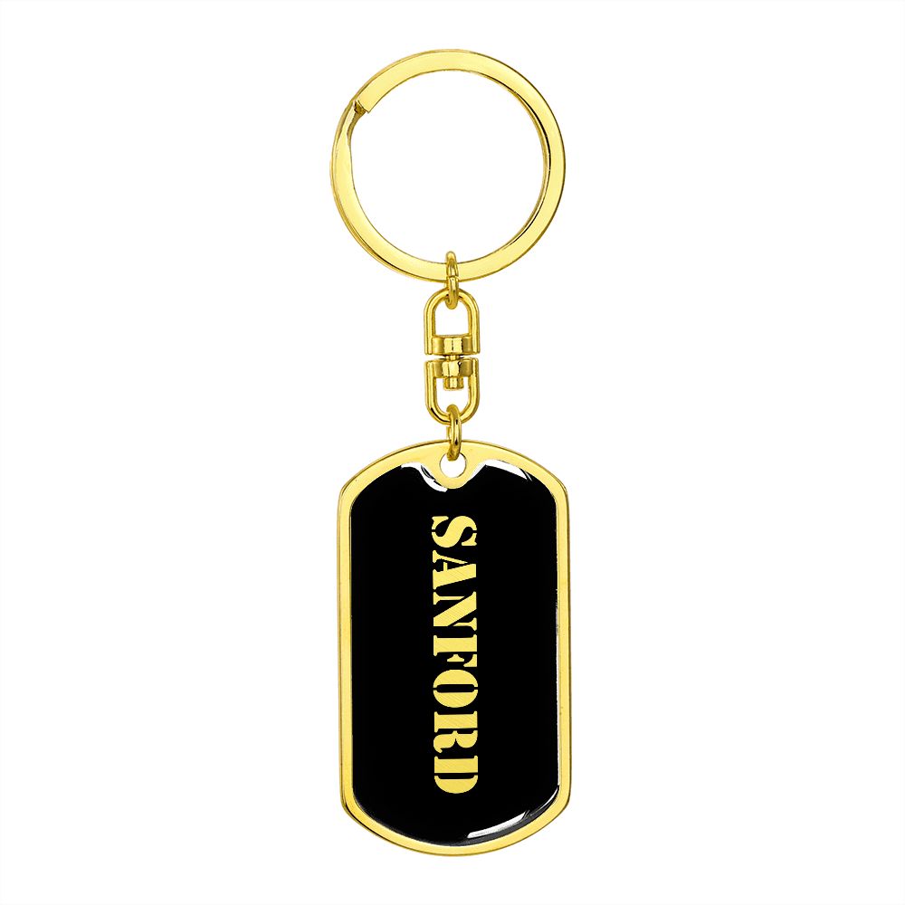 Sanford v2 - Luxury Dog Tag Keychain