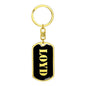 Loyd v3 - Luxury Dog Tag Keychain