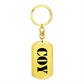 Coy - Luxury Dog Tag Keychain
