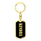 Kendra v02 - Luxury Dog Tag Keychain