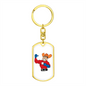 Cowboy - Luxury Dog Tag Keychain