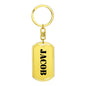 Jacob - Luxury Dog Tag Keychain