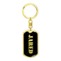 Jared v3 - Luxury Dog Tag Keychain