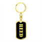 Reed v2 - Luxury Dog Tag Keychain