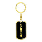 Jarrod v3 - Luxury Dog Tag Keychain