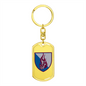 45th Air Assault Brigade (Ukraine) - Luxury Dog Tag Keychain