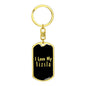 Love My Vizsla v2 - Luxury Dog Tag Keychain