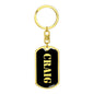 Craig v3 - Luxury Dog Tag Keychain