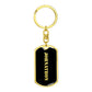 Johnathon v2 - Luxury Dog Tag Keychain