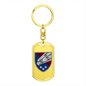 25th Airborne Brigade (Ukraine) - Luxury Dog Tag Keychain