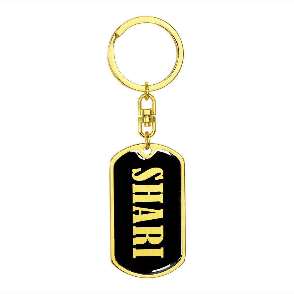 Shari v02 - Luxury Dog Tag Keychain