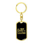 Cavachon v2 - Luxury Dog Tag Keychain