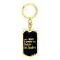 Bouvier des Flandres v2 - Luxury Dog Tag Keychain