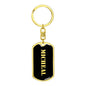 Micheal v3 - Luxury Dog Tag Keychain