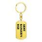 Army Ranger's Dad - Luxury Dog Tag Keychain