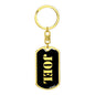 Joel v3 - Luxury Dog Tag Keychain