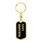Navy Brother v2 - Luxury Dog Tag Keychain