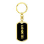 Antoinette v02 - Luxury Dog Tag Keychain