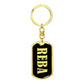 Reba v02 - Luxury Dog Tag Keychain