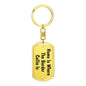 Border Collie's Home - Luxury Dog Tag Keychain